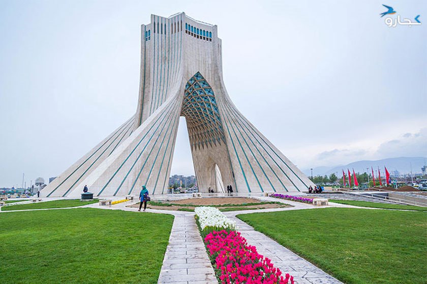 برج آزادی تهران یکی از جذاب ترین مقاصد گردشگری ایران در ایام تعطیلات نوروز ۱۴۰۰