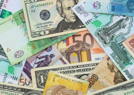 کاهش نرخ رسمی یورو و ۲۴ ارز دیگر در نخستین روز هفته