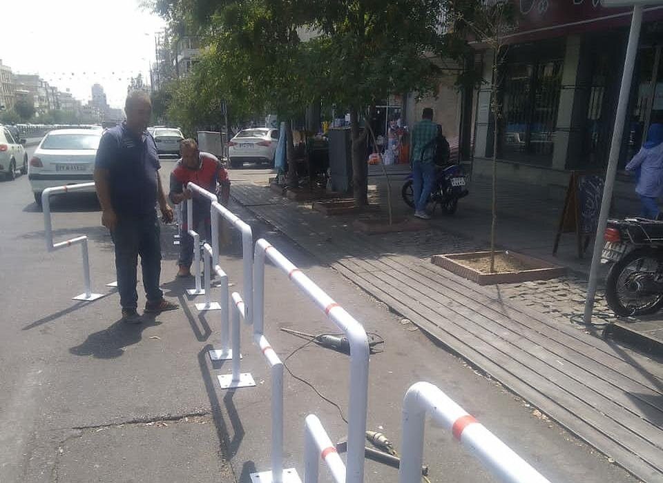 احداث نخستین مسیر ویژه موتورسواران در میدان توحید