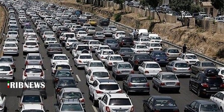 ترافیک سنگین در برخی محورهای منتهی به استان های شمالی