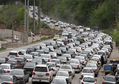 ترافیک سنگین در محور کرج_قزوین