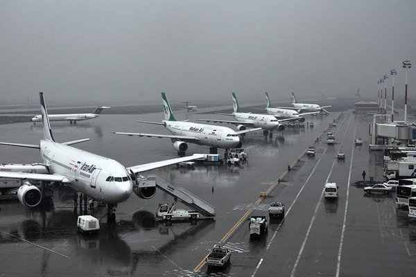 احتمال تاخیر یا کنسل پروازهای فرودگاه مهرآباد/ انجام پروازهای فرودگاه امام بدون تغییر