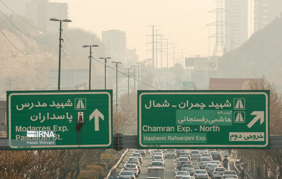 ۲۰ دستگاه در موضوع آلودگی هوا تهران نقش دارند