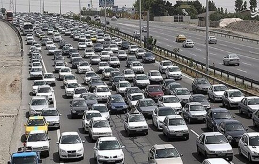 ترافیک سنگین در آزاد راه قزوین – کرج