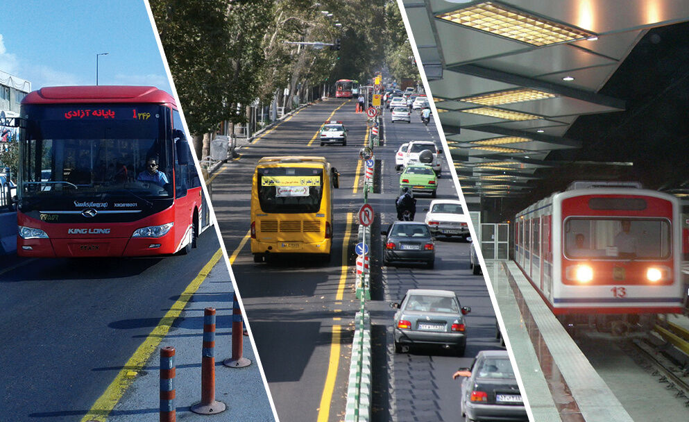 افزایش نرخ کرایه تاکسی ۴۵ درصد، اتوبوس ۴۰ درصد و مترو ۲۰ درصد است