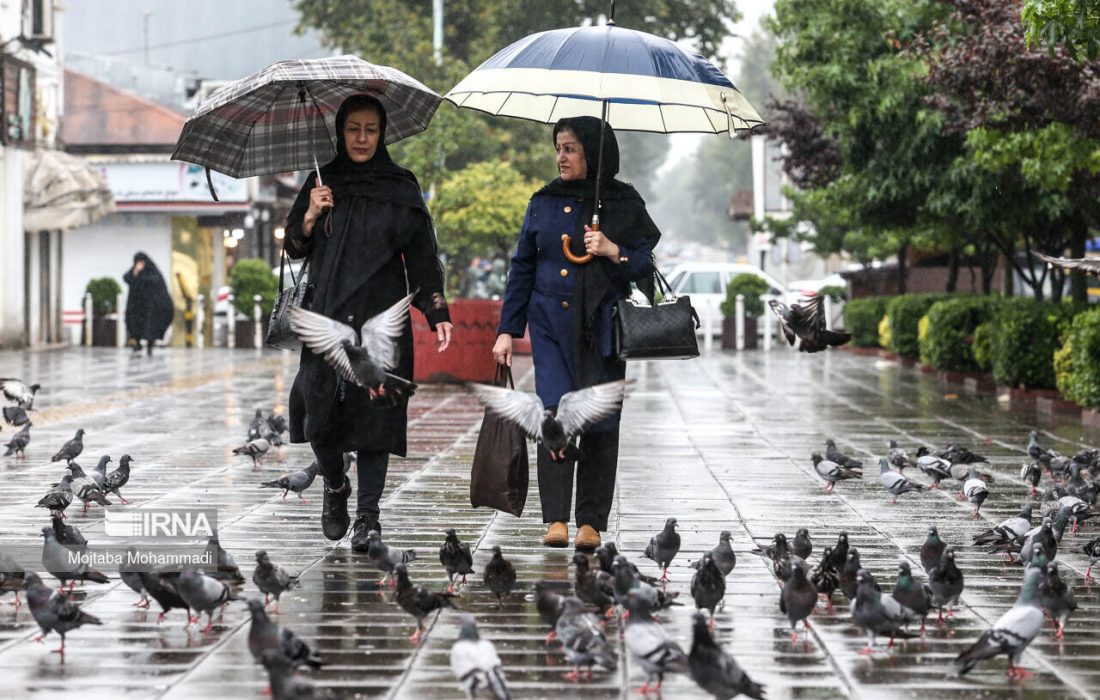 کاهش دما در نوار شمالی کشور/ تداوم بارش‌ها در استان‌های ساحلی خزر