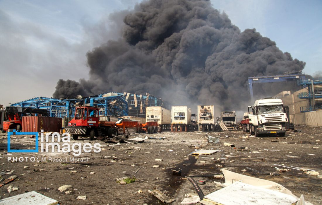 تمهیدات بانک مرکزی برای خسارت دیدگان حادثه آتشسوزی بندر شهید رجایی