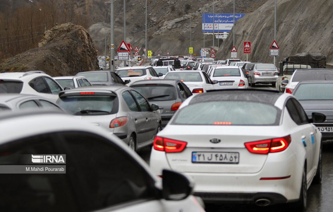 ترافیک سنگین در محورهای شمالی و آزادراههای ورودی تهران